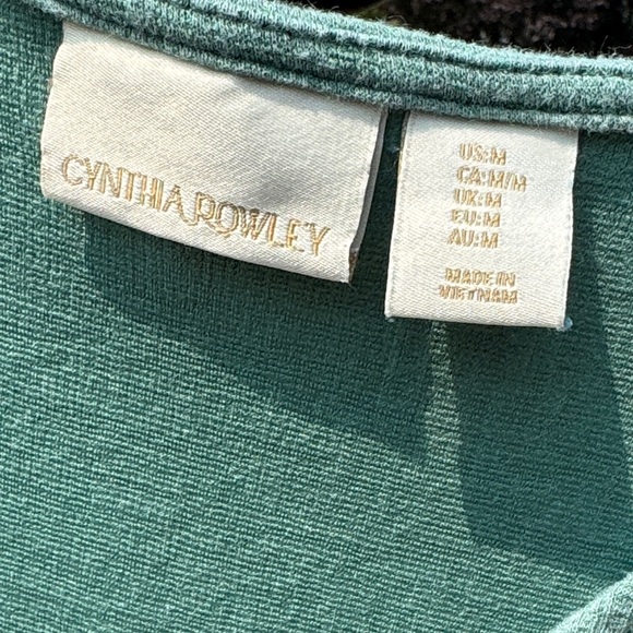 Cynthia Rowley Green Sleeveless faux Wrap Dress - Picture 5 of 6